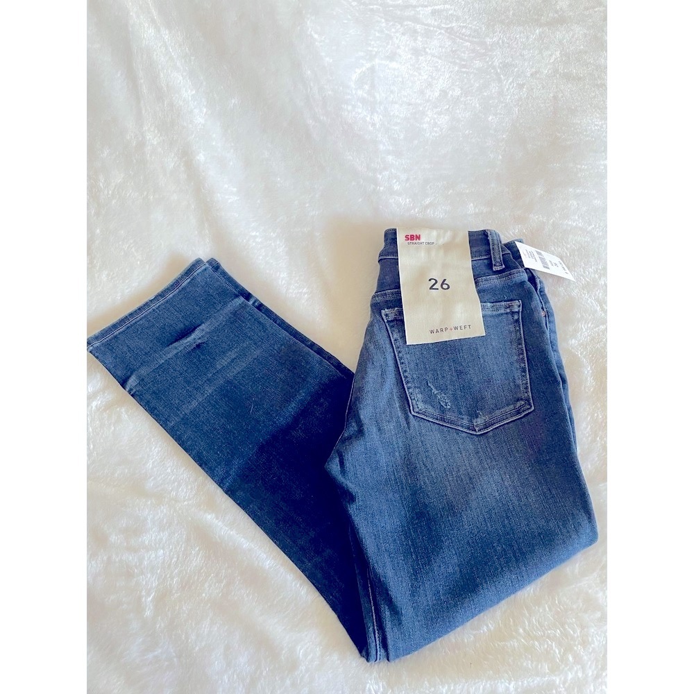 Warp+Weft size 26 straight Crop